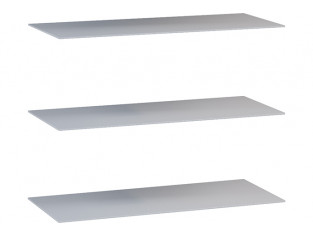 Коллекция Дакота Комплект стекло-полок к витрине №2 ЛДСП Серый Крафт/Тиз Серый (набор)